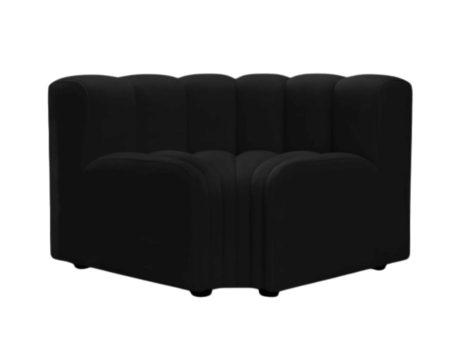 ARC INNER SOFA SECTION - BLACK