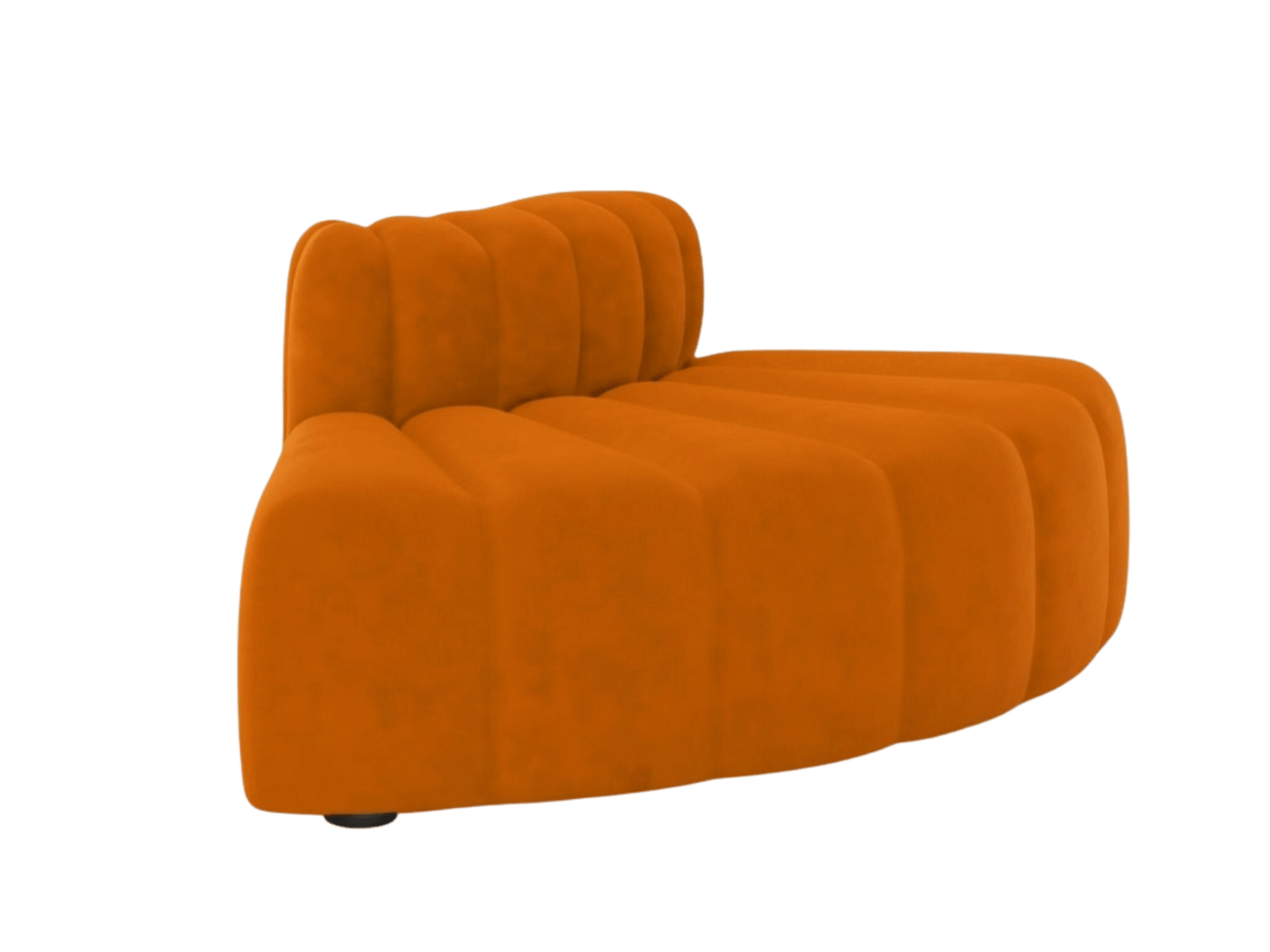 ARC OUTER SOFA SECTION - ORANGE