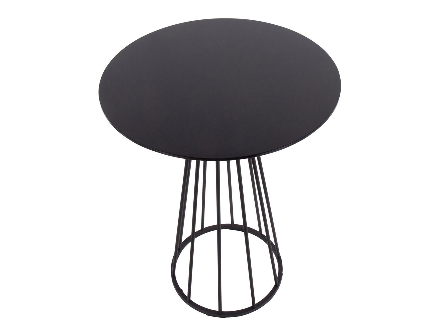 BISTRO HIGHBOY - BLACK W/ BLACK BASE