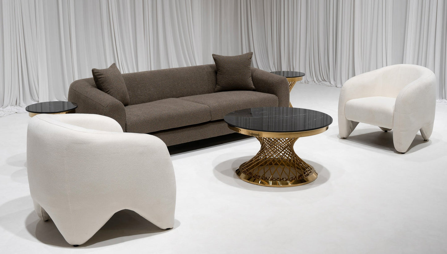 CLARK SOFA GROUPING 3 - TOFFEE