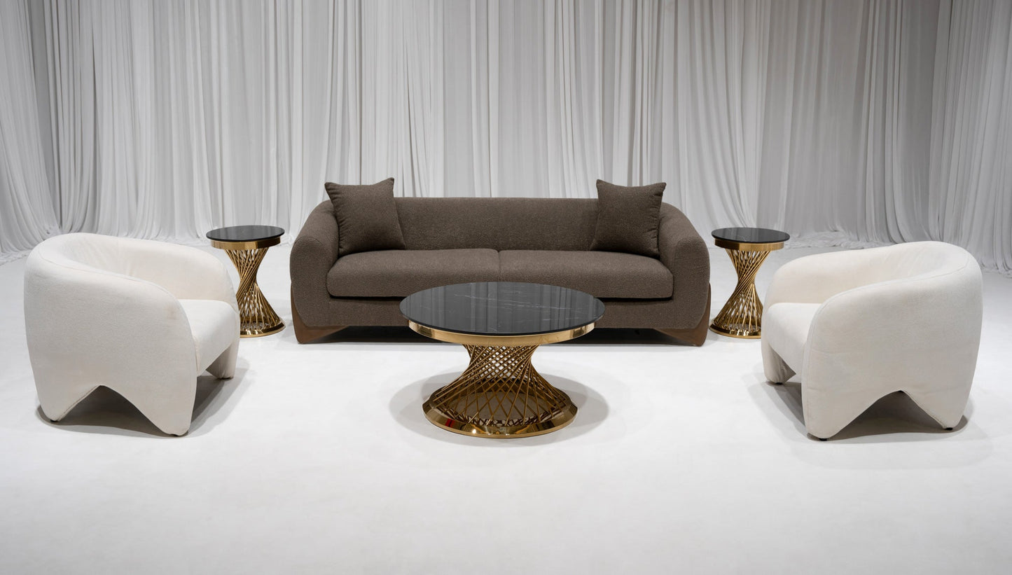 CLARK SOFA GROUPING 3 - TOFFEE