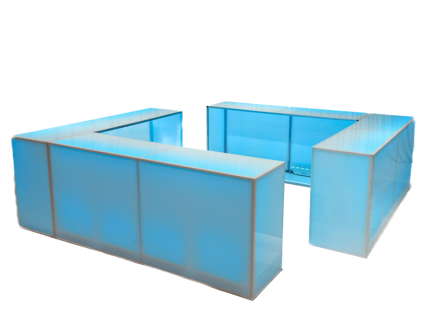 ILLUMINATED 4 - SIDED ACRYLIC BAR