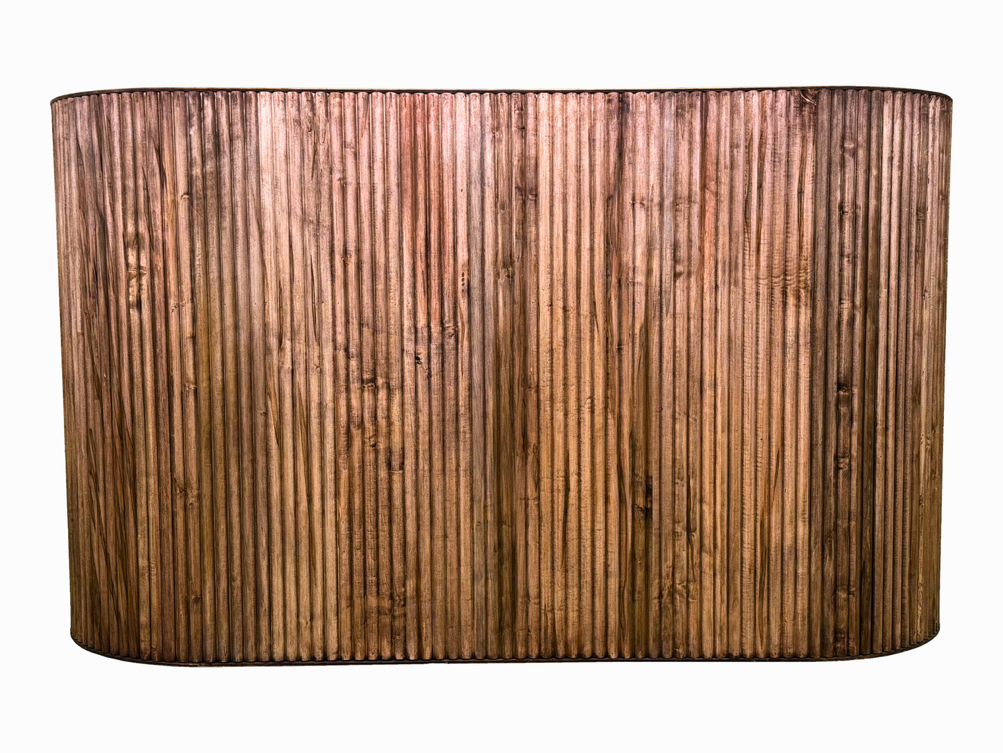 FAIRMONT FLUTED 6FT BAR - PECAN