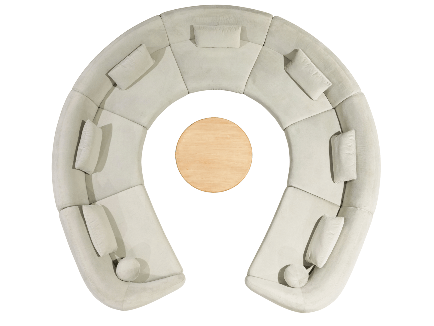 FULTON SOFA (7PC) - LIGHT TAUPE