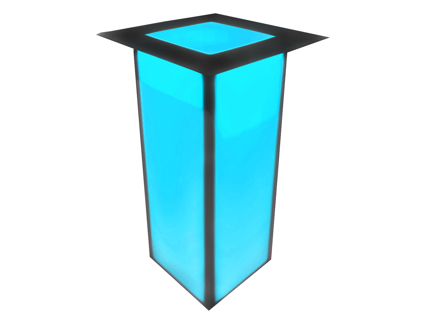 ILLUMINATED STRAIGHT SQUARE HIGHBOY