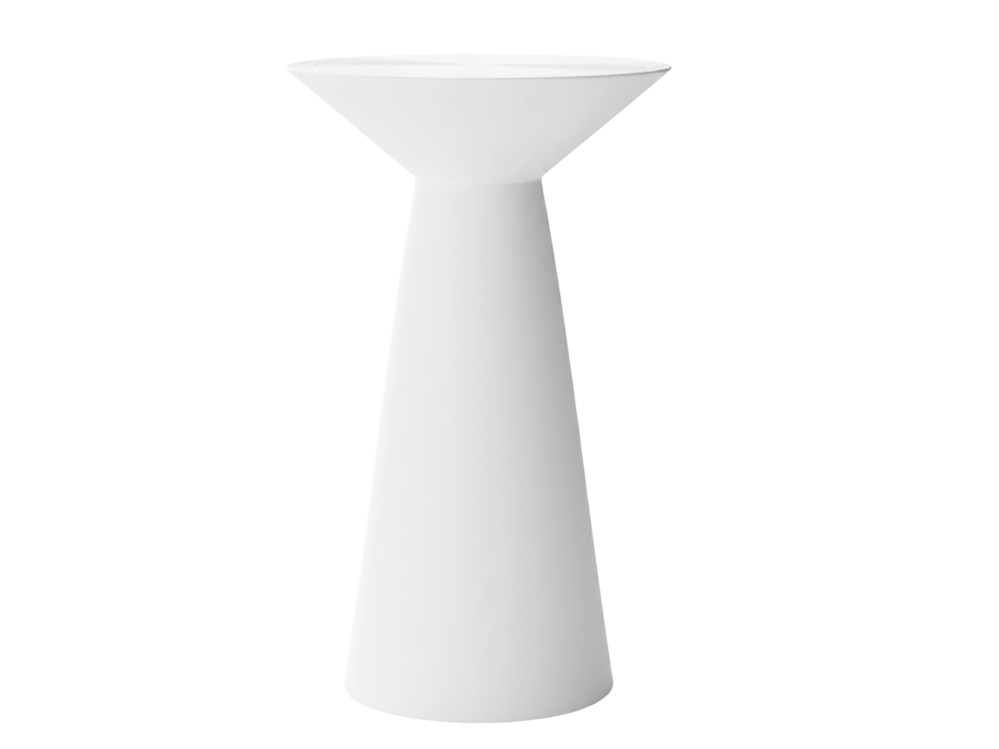 MILAN HIGHBOY TABLE - WHITE