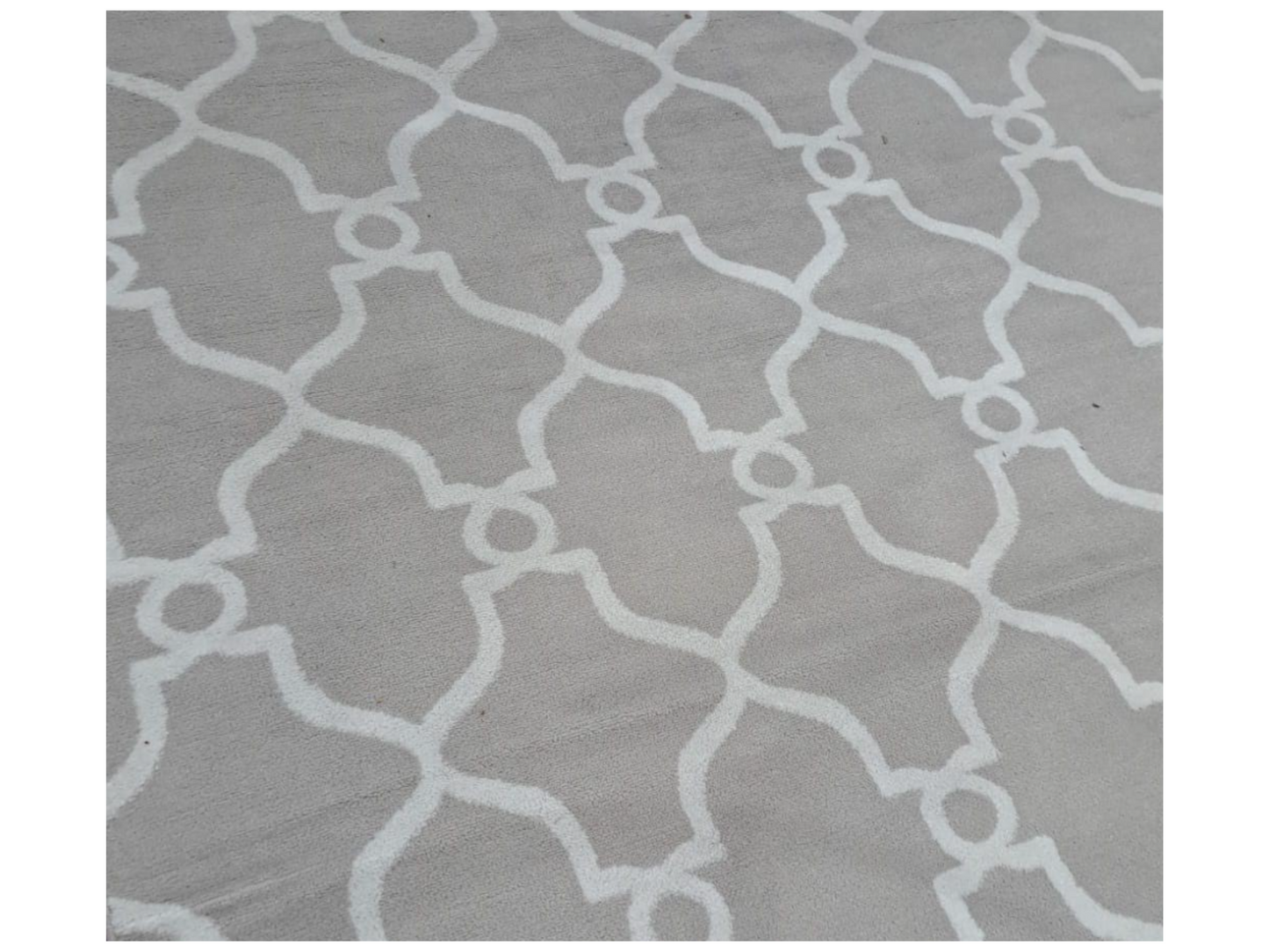 PATTERNED AREA RUG - GREY | 7.5' x 9'