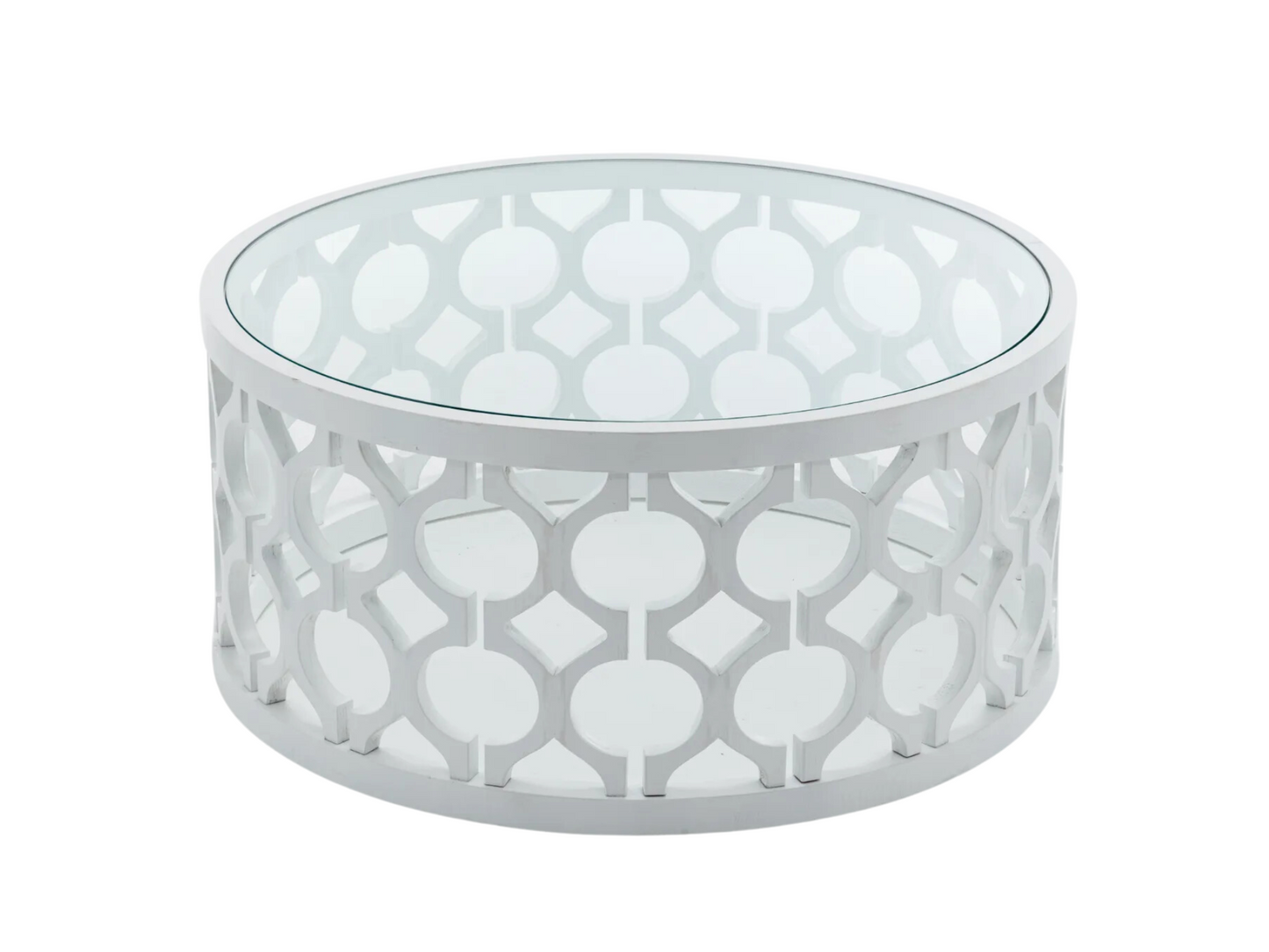 PIEDMONT COFFEE TABLE - WHITE WOOD