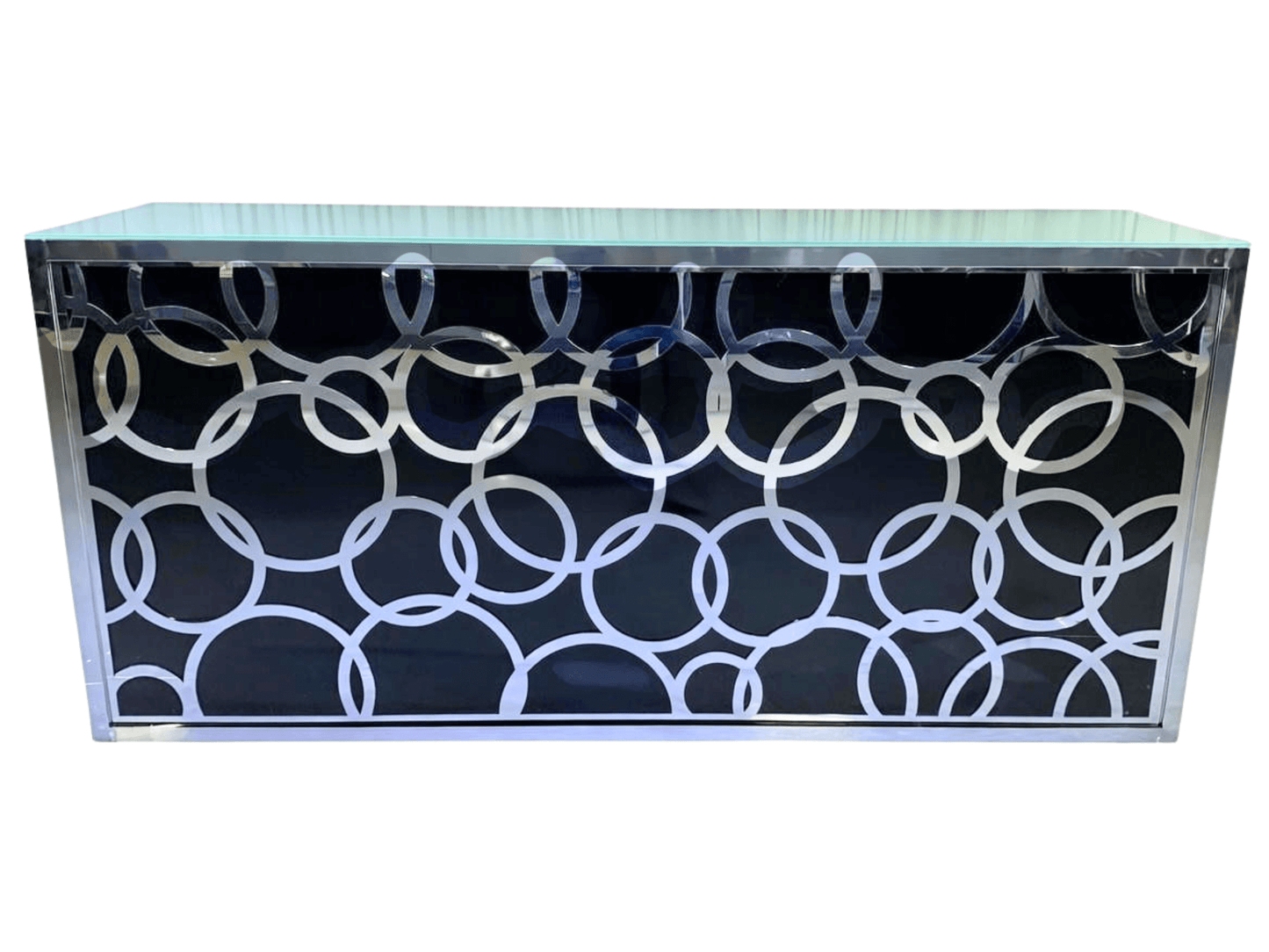 SKYY LOOP 8FT BAR - BLACK W/ SILVER