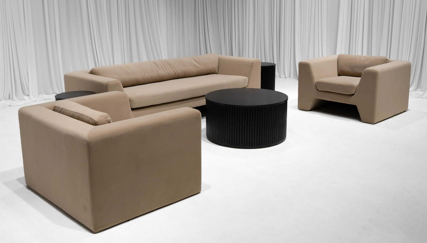 ZELDA SOFA GROUPING 2 - CAMEL