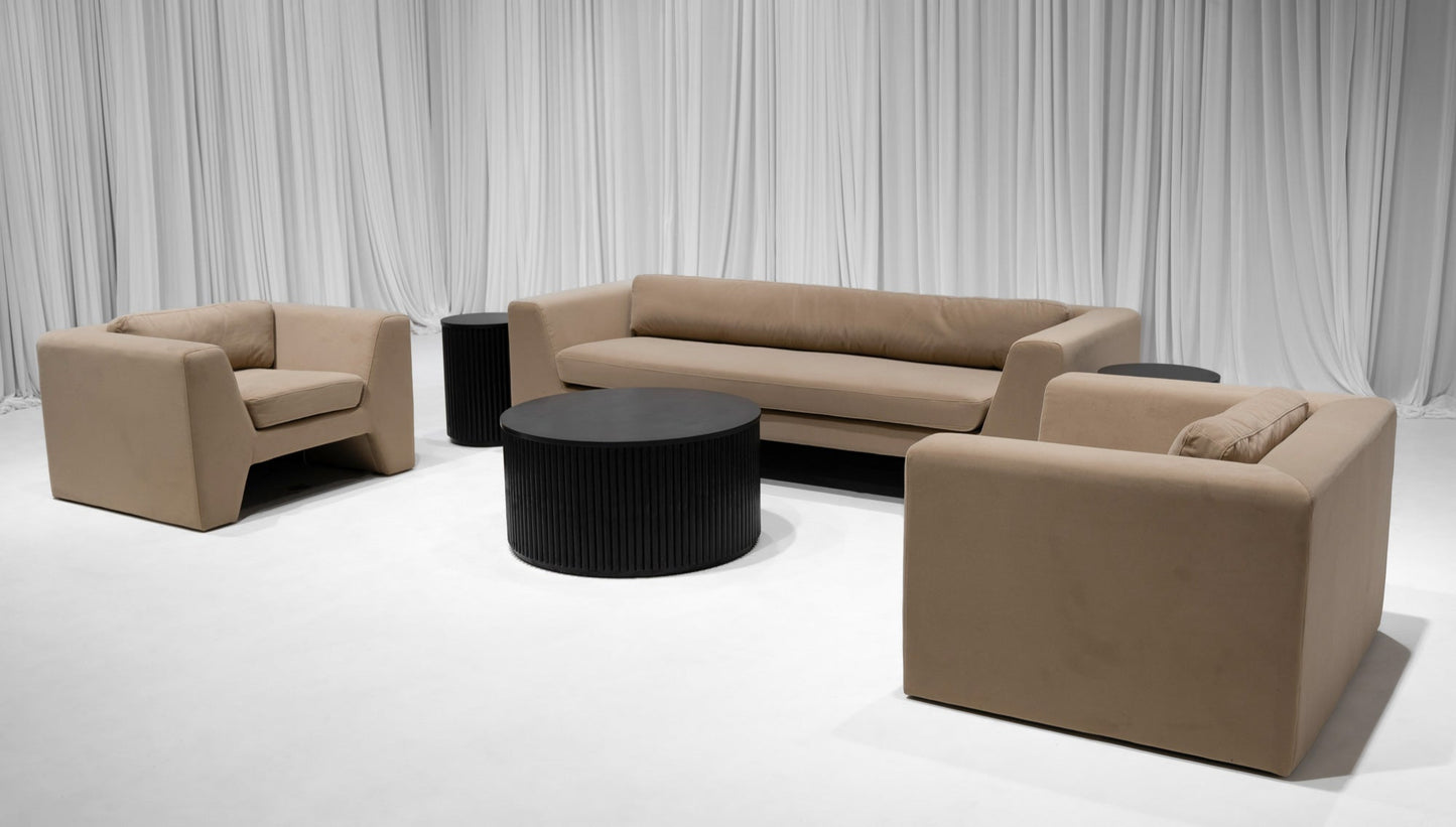 ZELDA SOFA GROUPING 2 - CAMEL