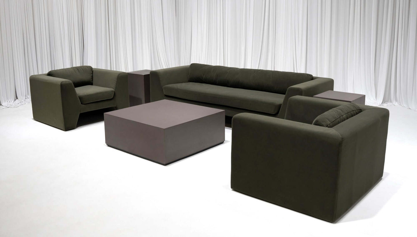 ZELDA SOFA GROUPING 1 - MOSS GREEN