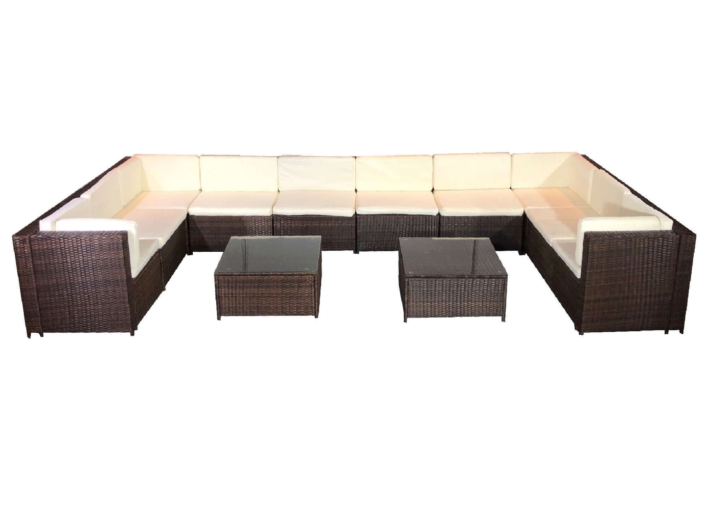 SUNSHINE 12pc "U" SHAPED SECTIONAL