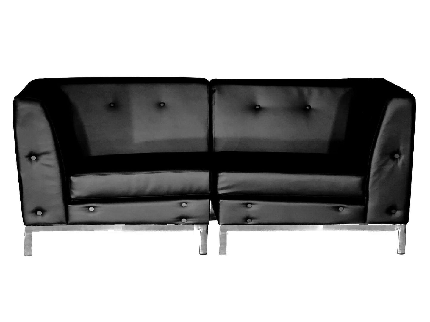 PEACHTREE 2PC SOFA - BLACK