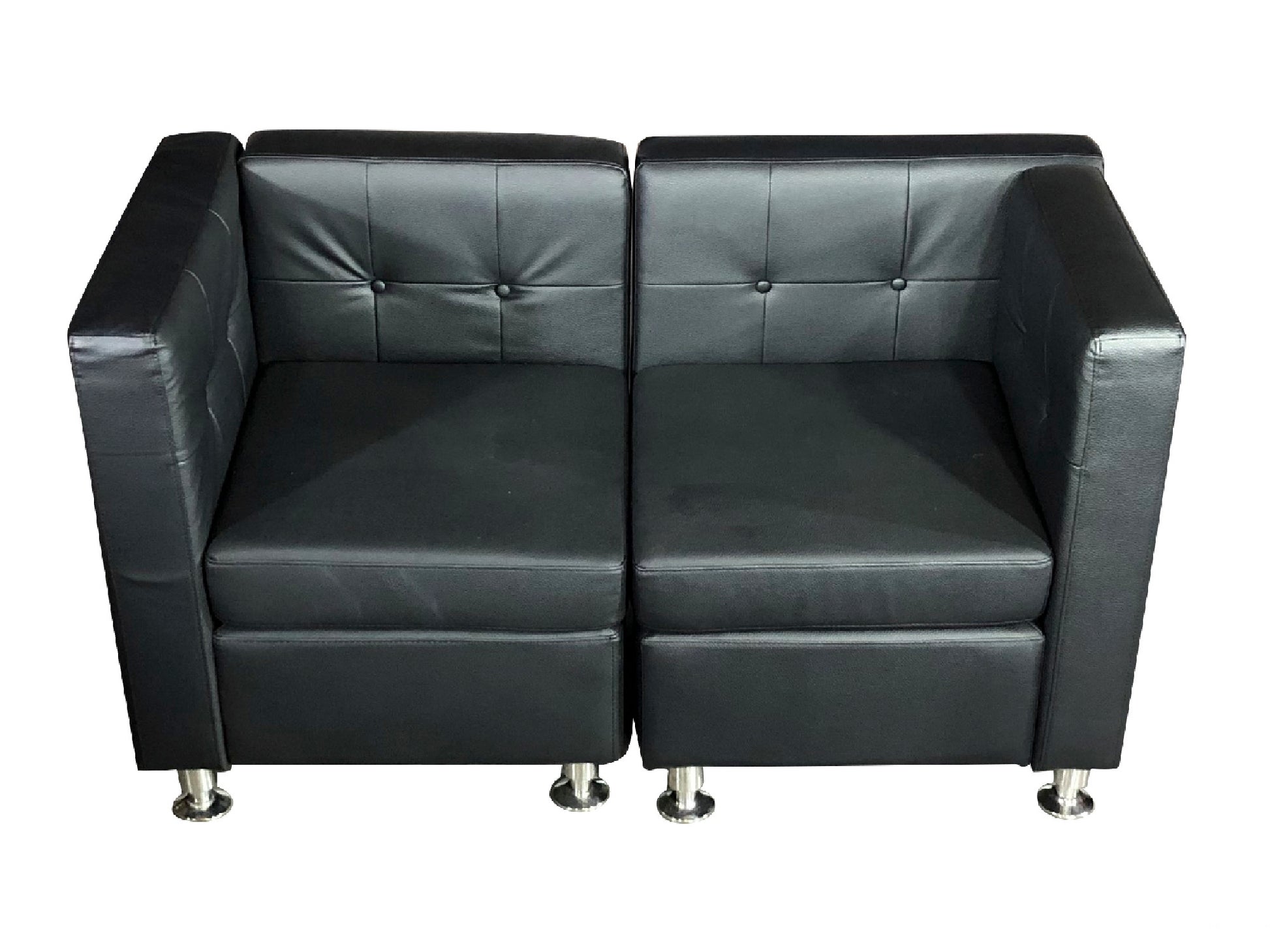 CLUB 2PC SOFA - BLACK