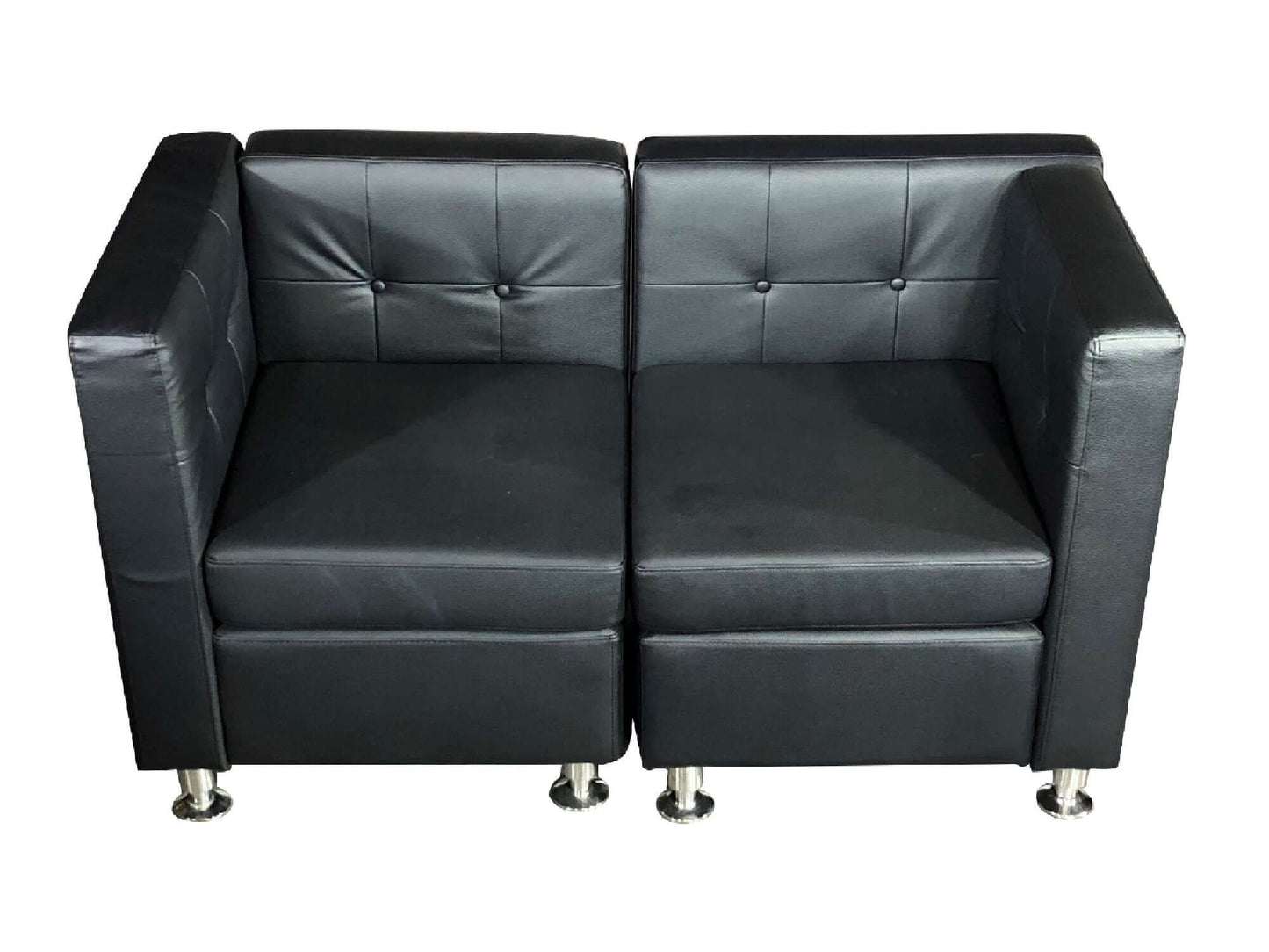 CLUB 2PC SOFA - BLACK