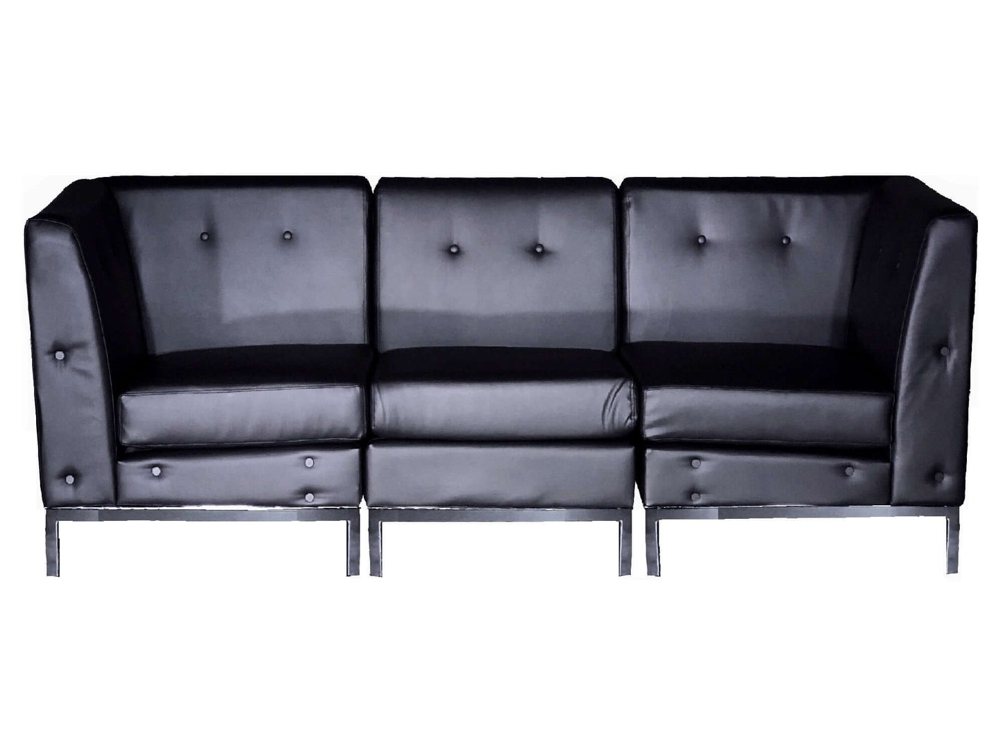 PEACHTREE 3PC SOFA - BLACK