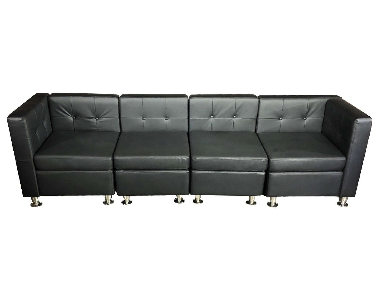 CLUB 4PC SOFA - BLACK