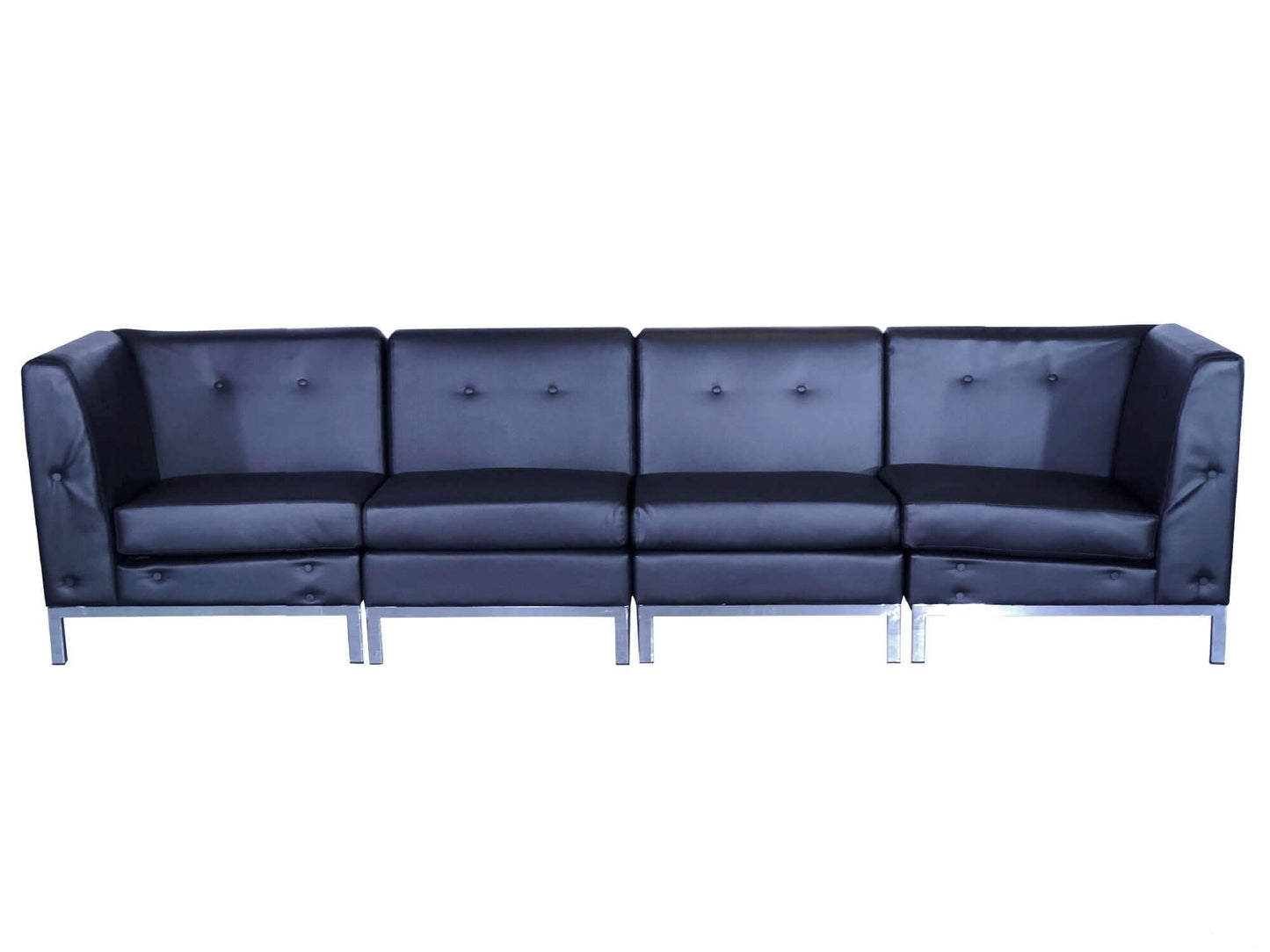 PEACHTREE 4PC SOFA - BLACK