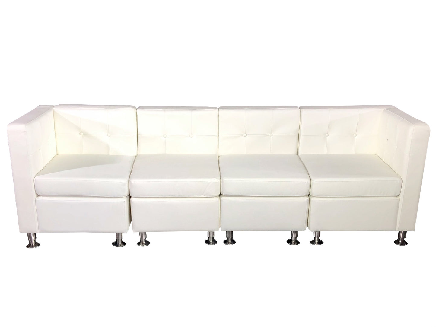 CLUB 4PC SOFA - WHITE