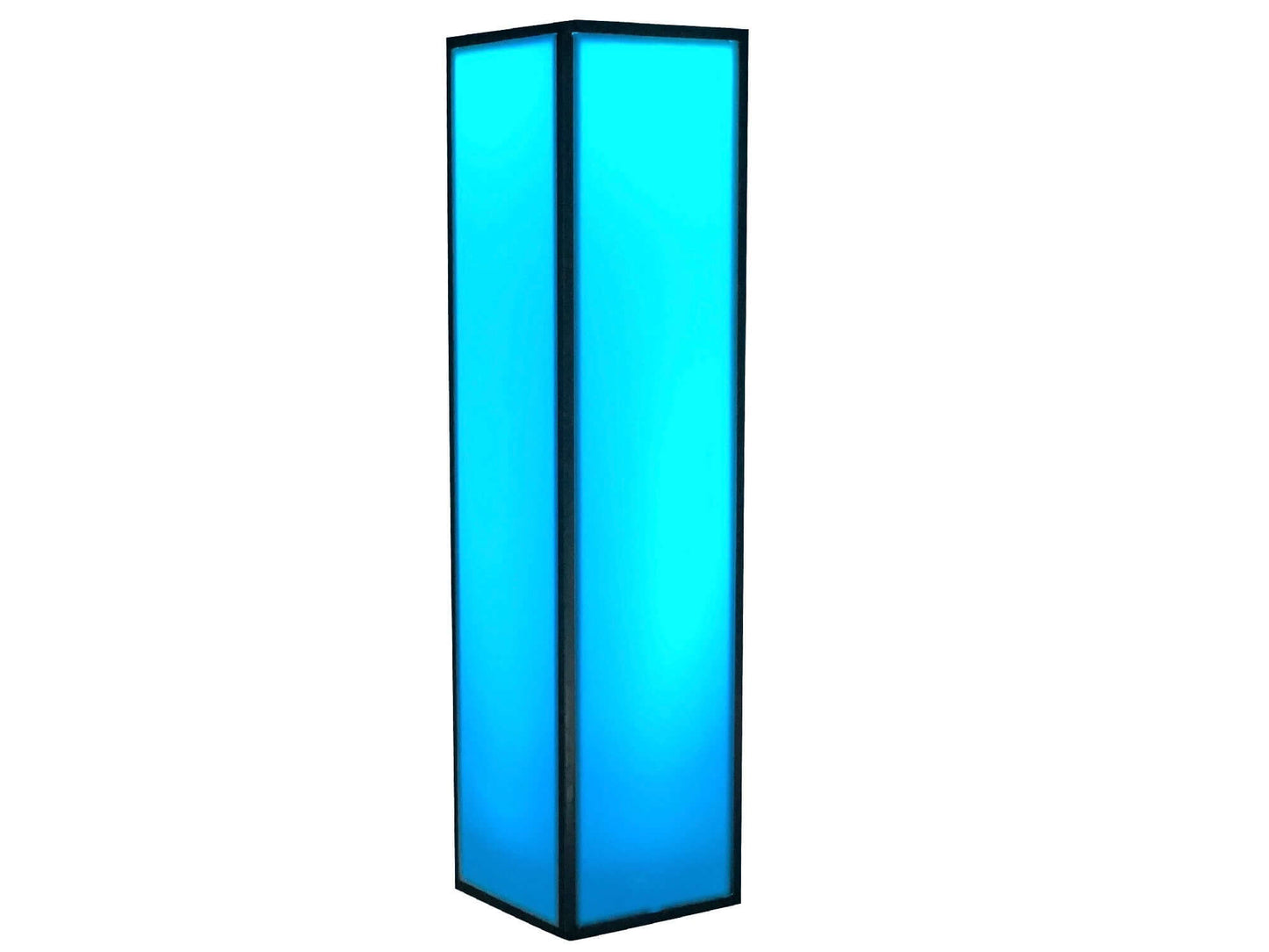 ILLUMINATED PILLAR | 6FT - H 72" / W 18.75" / D 1818.75 Brandable Area: Front: W 18.75" x H 72" | .5" bleed LLL's Illuminated Pillar | 6FT is a convenient and unique way to add a touch of brightness to any event. This 6-foot tall illuminated pillar featur