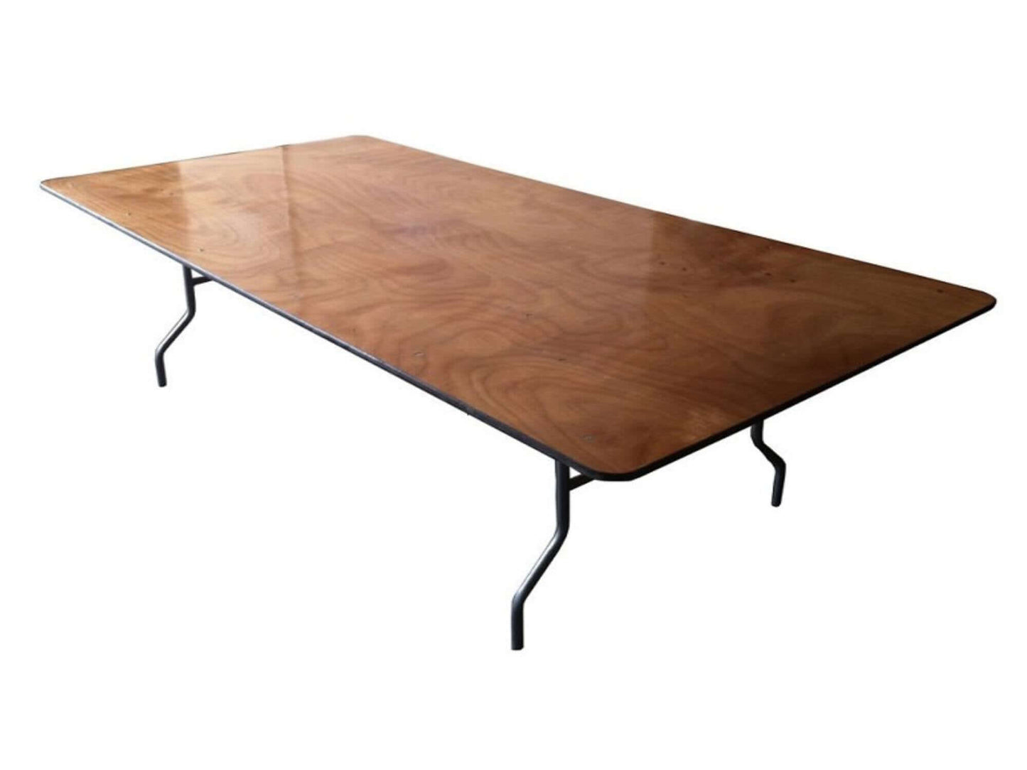 ESTATE TABLE | 6' x 4' - H 30" / W 72" / D 48" LLL's 6' x 4' Banquet Table is made of durable wood with collapsible legs. This is a larger banquet table and is typically used as an estate table at formal events. This table comfortably seats 10-12.