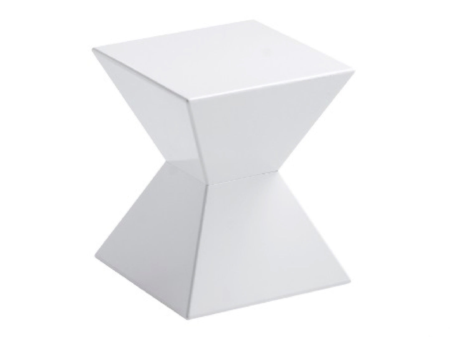 AZTEC ACCENT TABLE - WHITE
