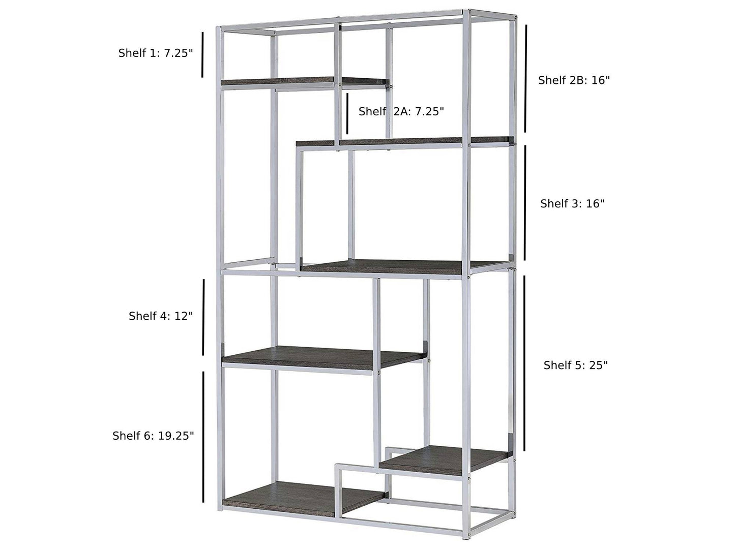 BELVEDERE DISPLAY UNIT - SILVER