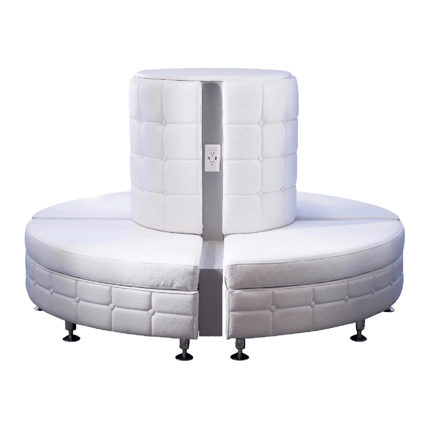 CONNECTION CHARGING BANQUETTE - WHITE
