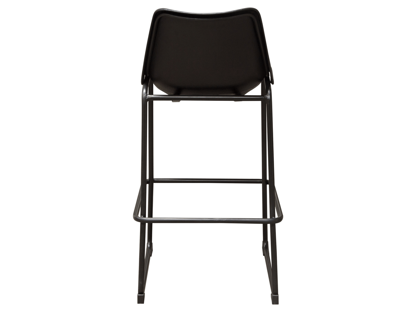 CALVIN BARSTOOL - BLACK - H 40" / W 20" / D 20" LLL's stylish Calvin Barstool features a metal frame with a soft, comfortable seating for one, perfect to elevate any space. With its classic black coloring, you can easily incorporate this barstool into any
