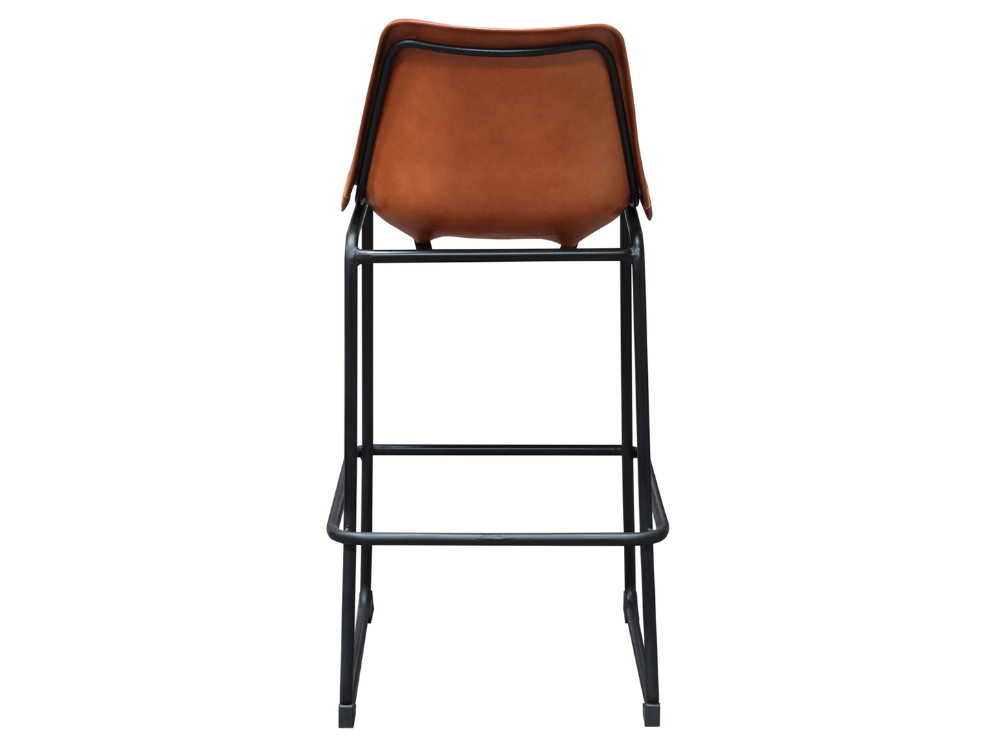 CALVIN BARSTOOL - CLAY - H 40" / W 20" / D 20" LLL's stylish Calvin Barstool features a metal frame with a soft, comfortable seating for one, perfect to elevate any space. With its classic clay coloring, you can easily incorporate this barstool into any r