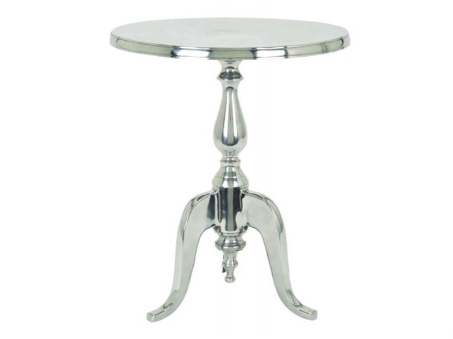 CHROME ACCENT TABLE