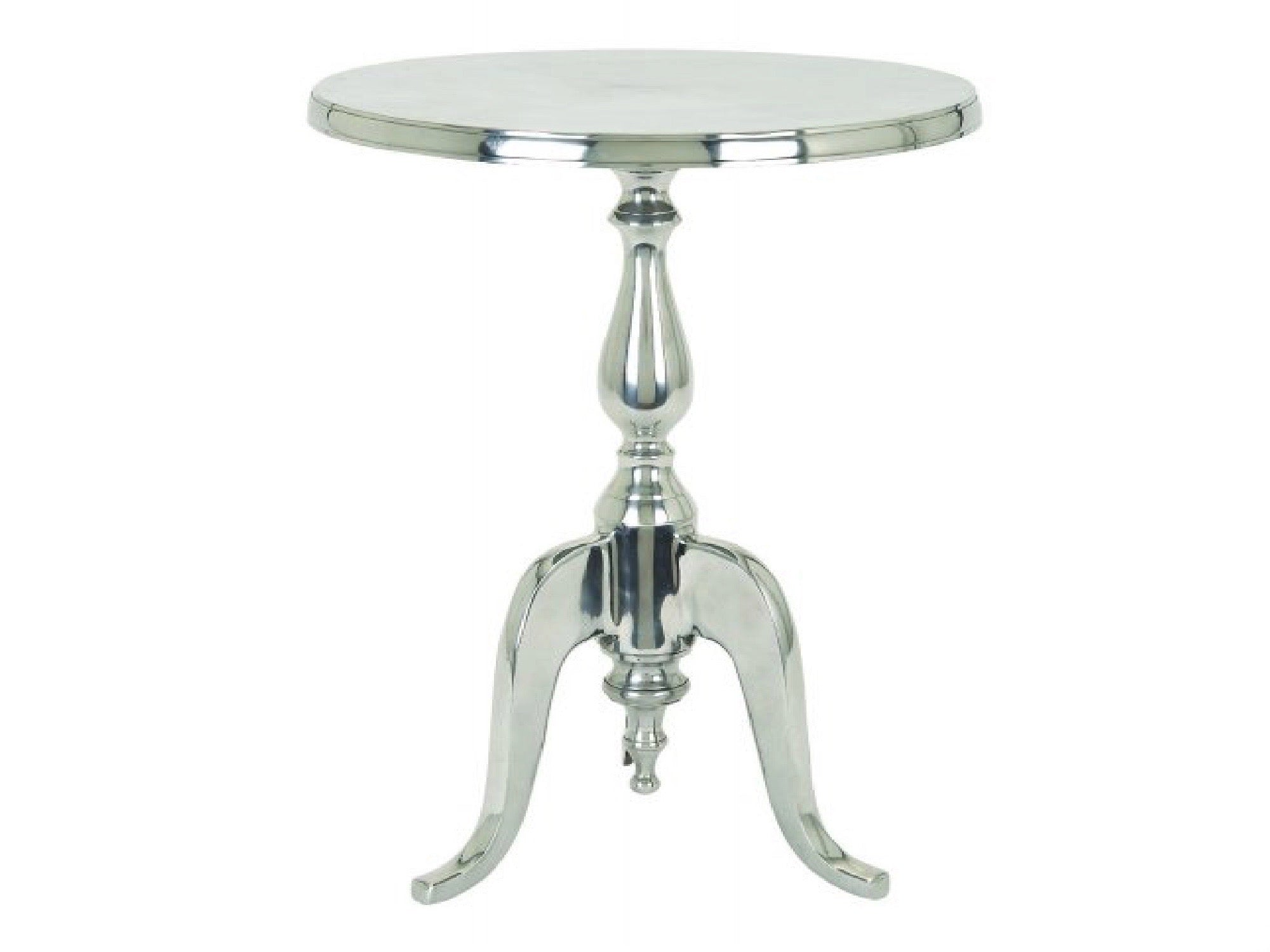CHROME ACCENT TABLE