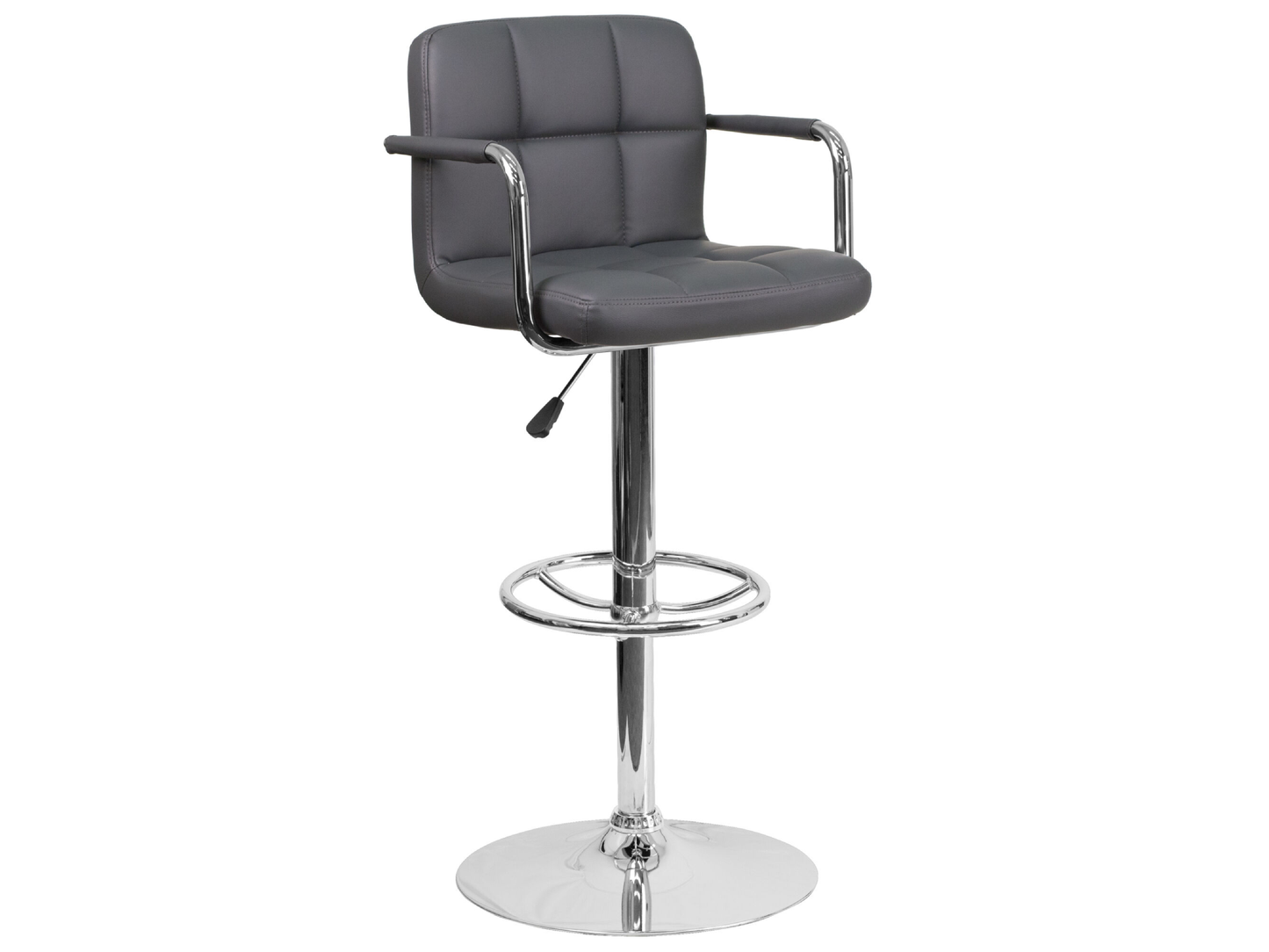 CLUB PANEL BARSTOOL - GREY
