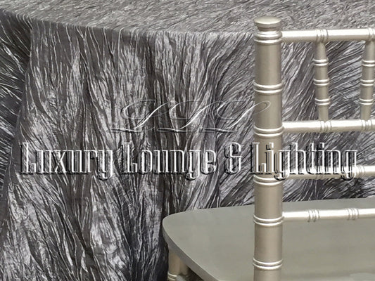 CRINKLE TAFFETA LINEN - CHARCOAL