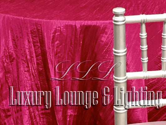 CRINKLE TAFFETA LINEN - FUCHSIA