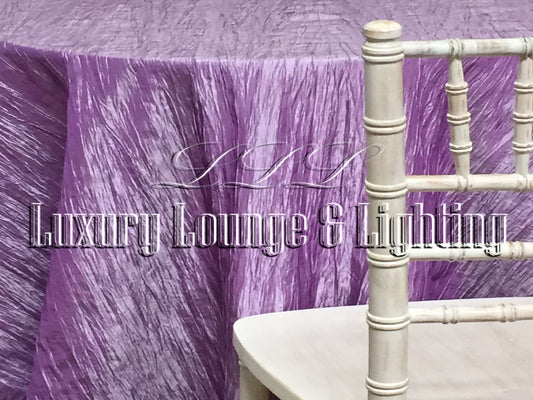 CRINKLE TAFFETA LINEN - LAVENDER