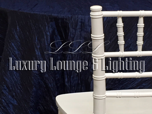 CRINKLE TAFFETA LINEN - NAVY