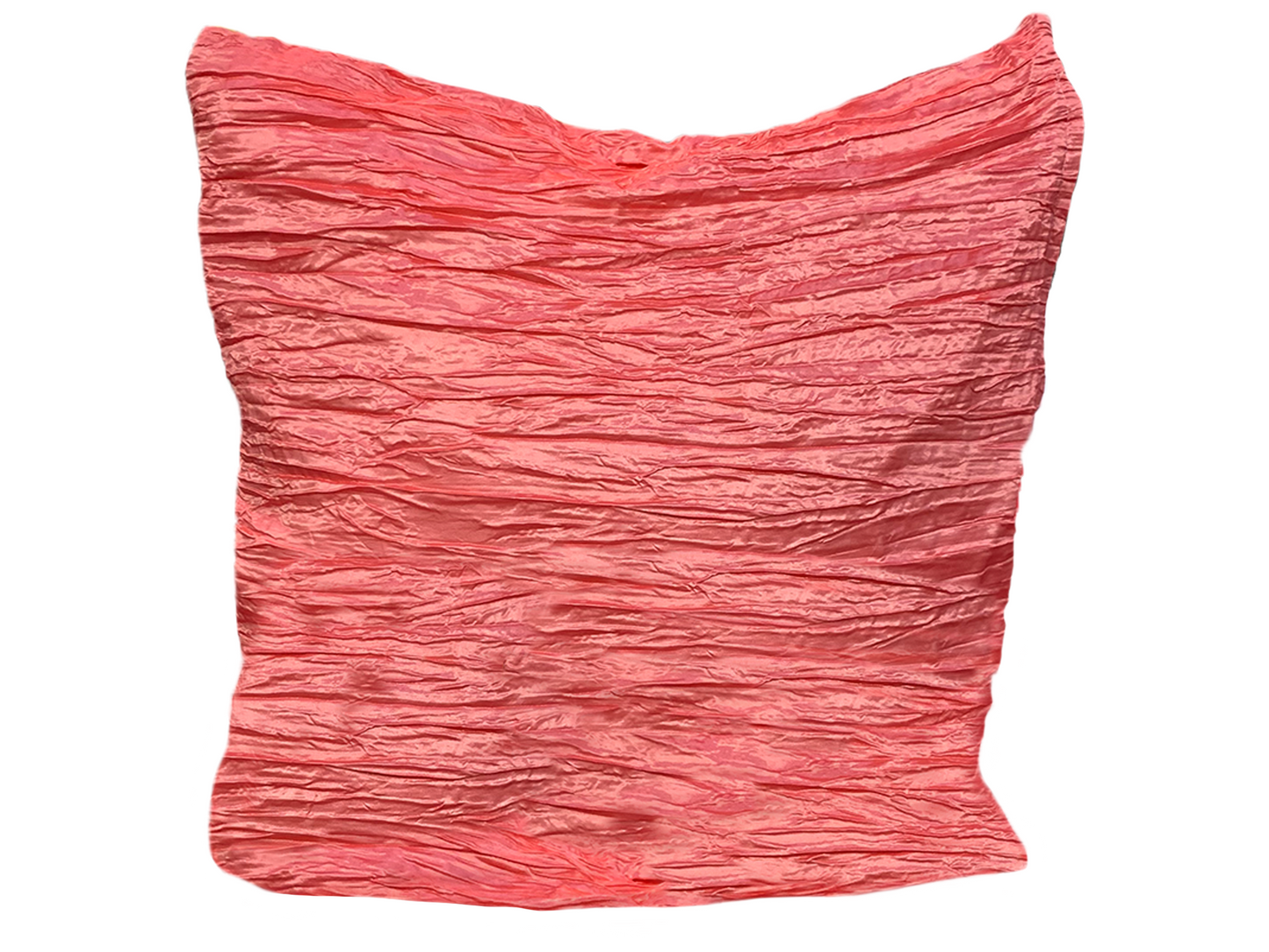 CRINKLE PILLOW - CORAL