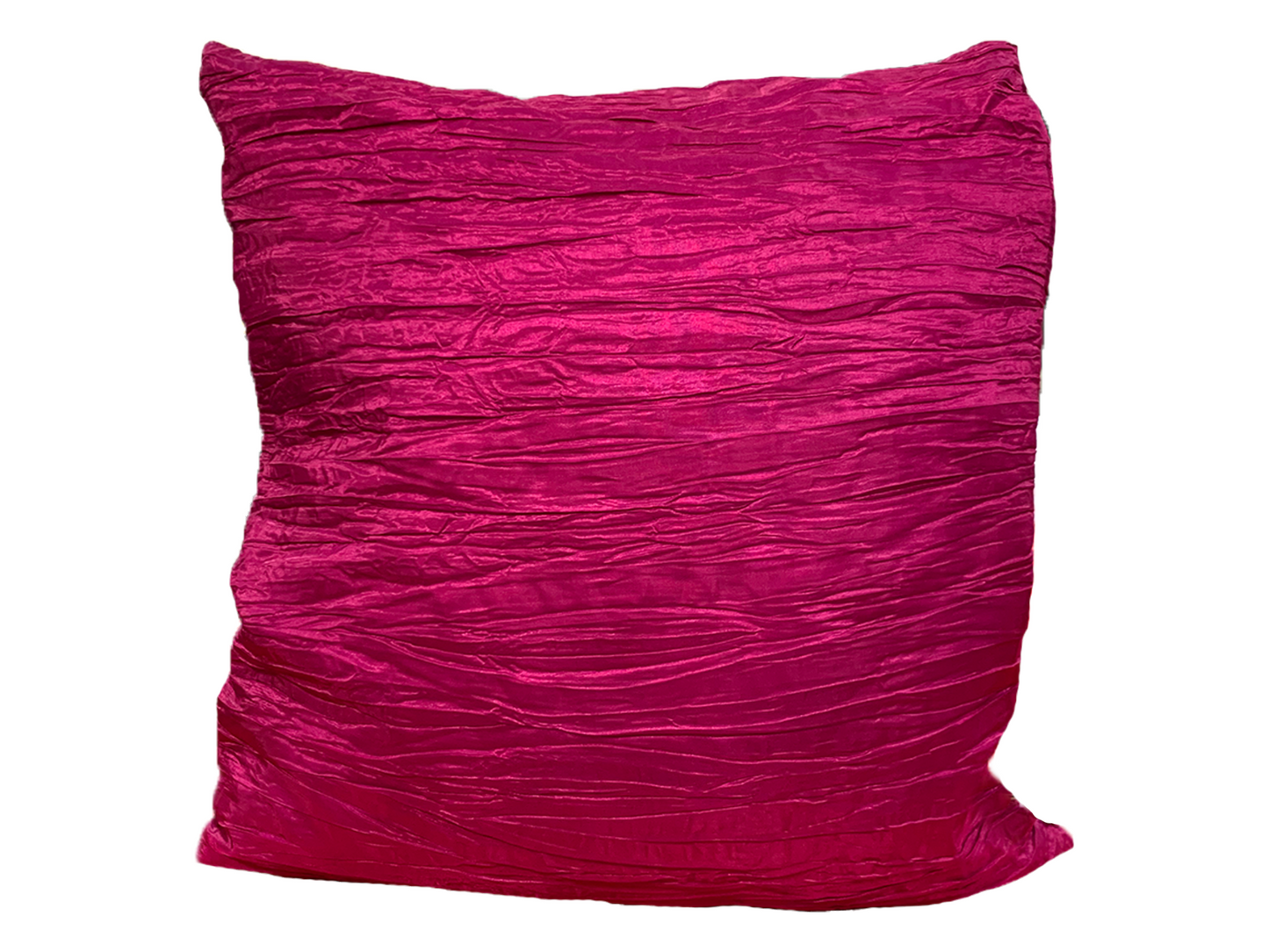 CRINKLE PILLOW - FUCHSIA