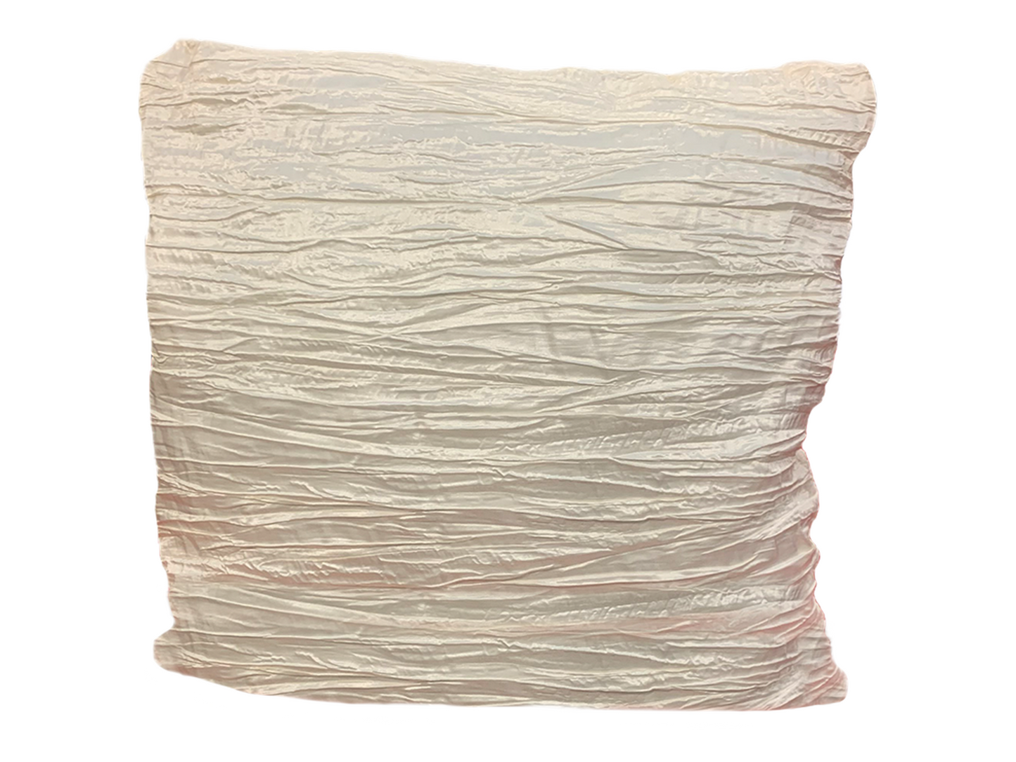 CRINKLE PILLOW - CREAM/IVORY