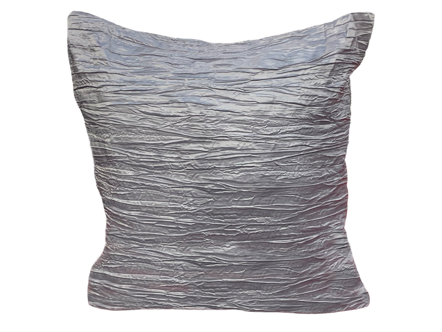 CRINKLE PILLOW - SILVER