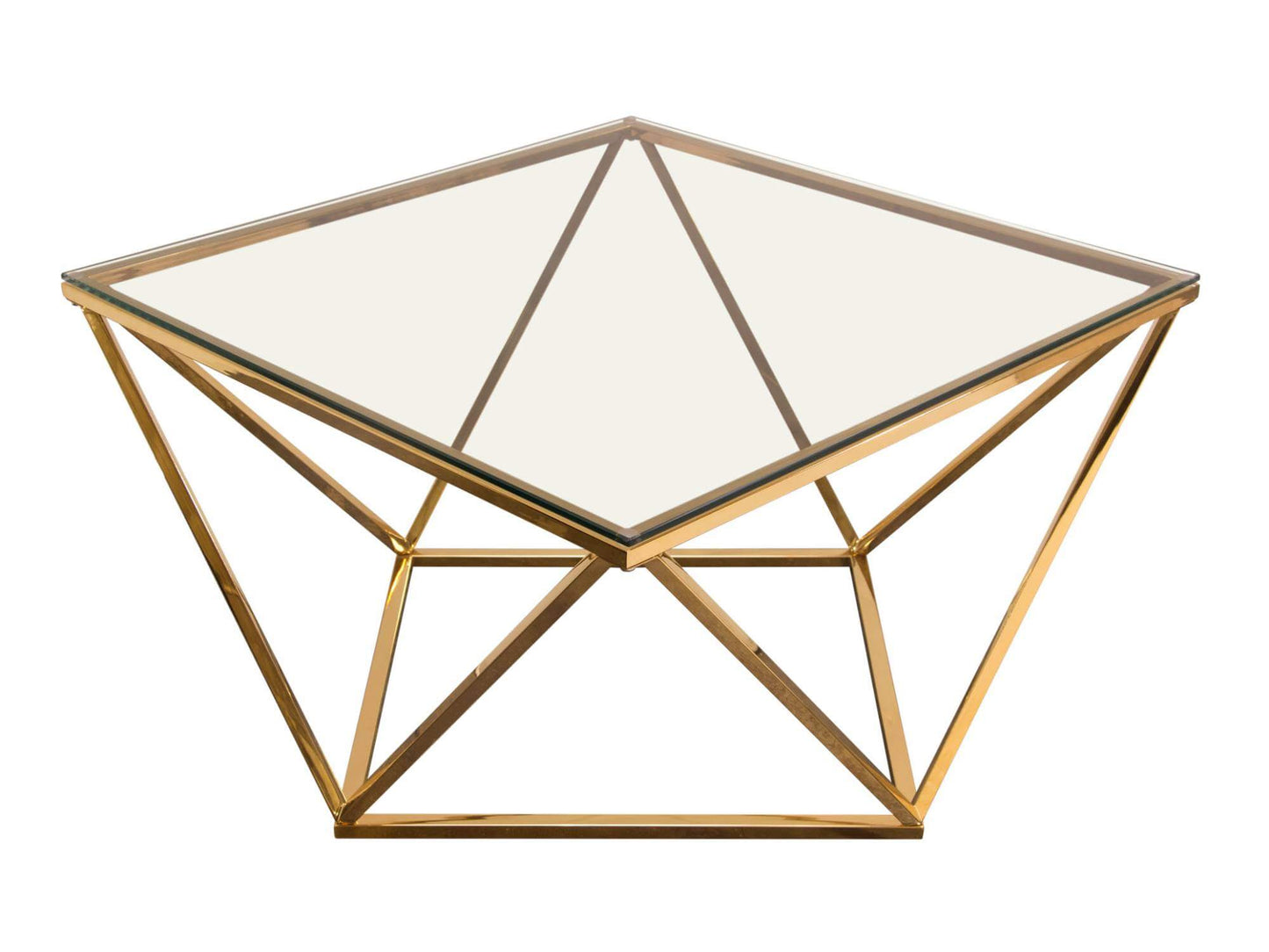 DIAMOND COFFEE TABLE - GOLD
