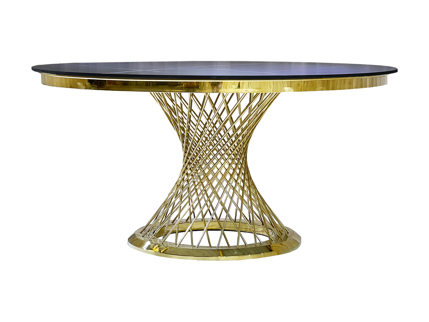 INFINITE DINING TABLE - BLACK MARBLE