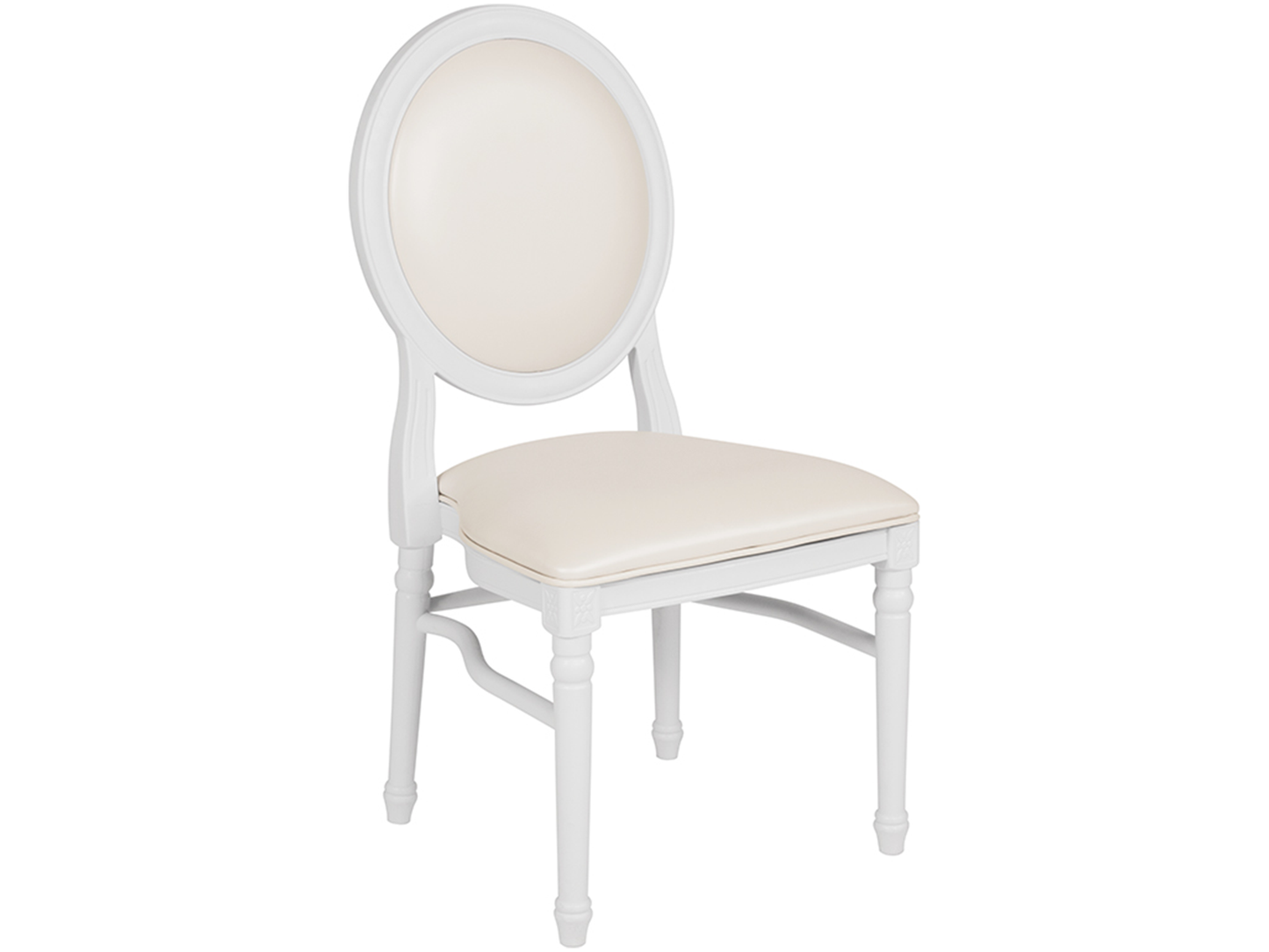 KING LOUIS CHAIR - WHITE