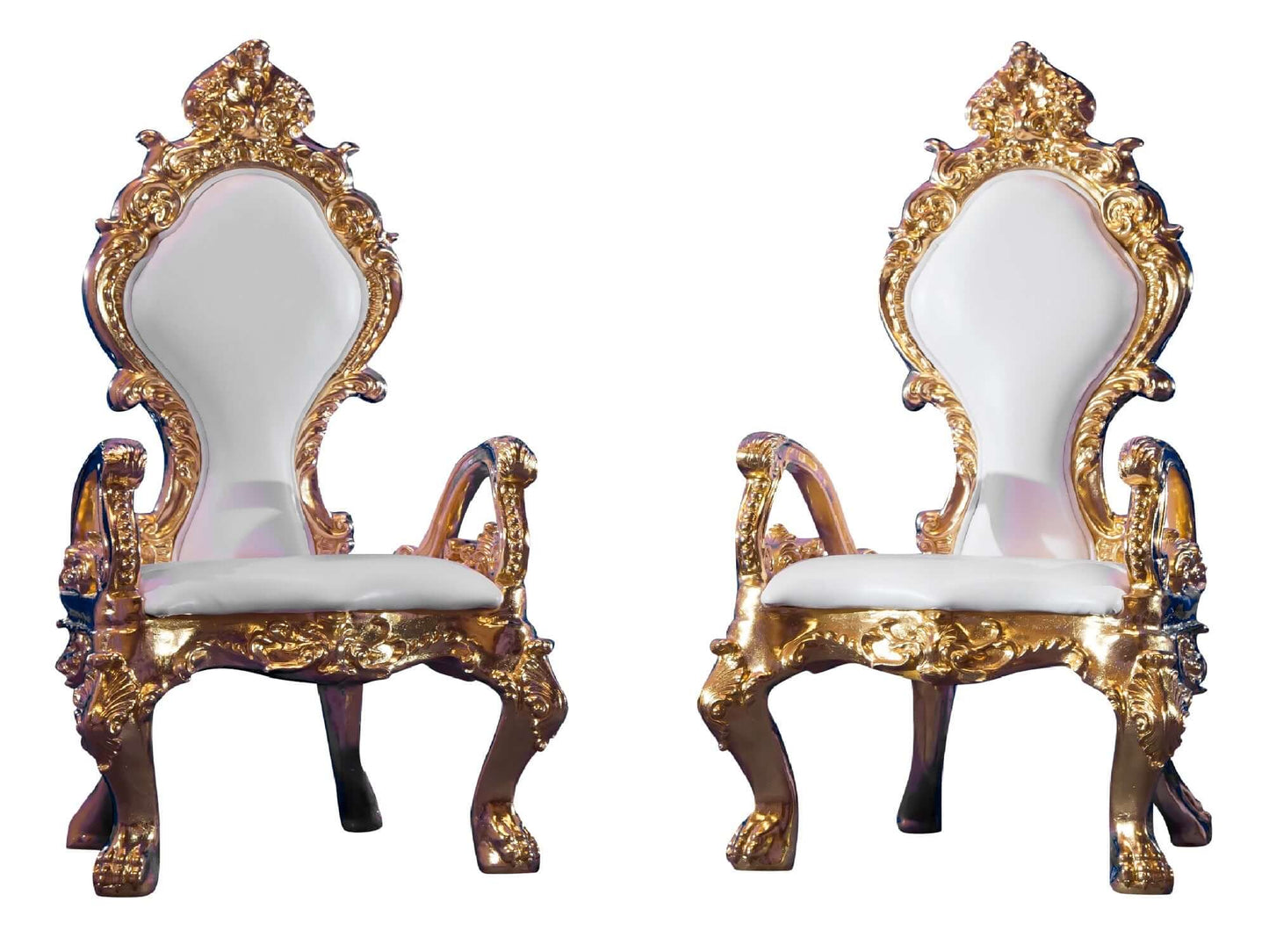 LE PETITE FLEUR de LIS THRONE CHAIR - GOLD