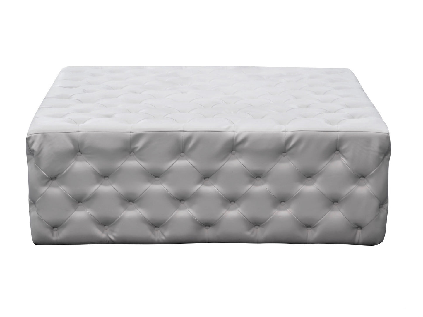 LENOX SQUARE OTTOMAN - WHITE