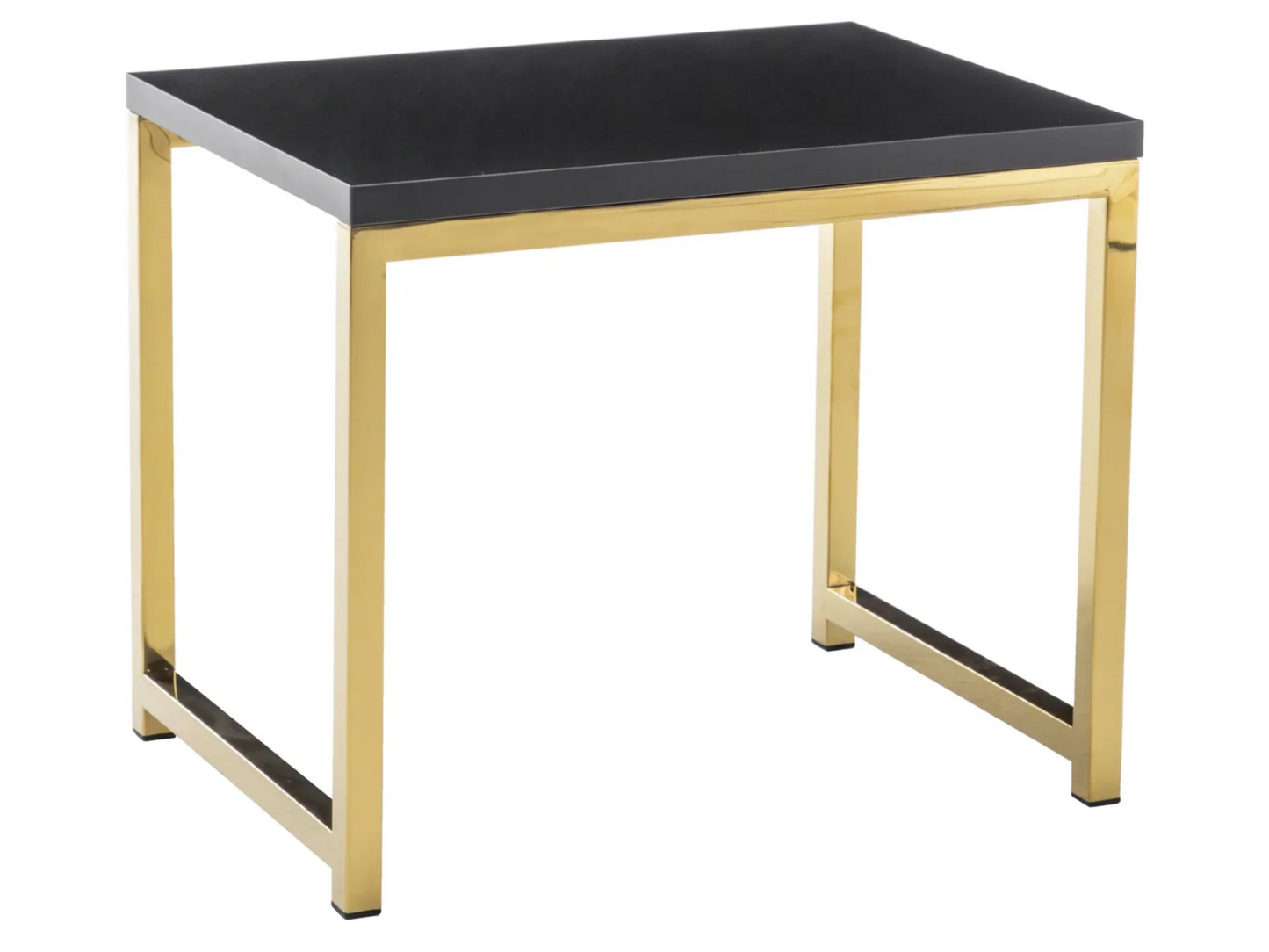 METRO ACCENT TABLE - BLACK/GOLD