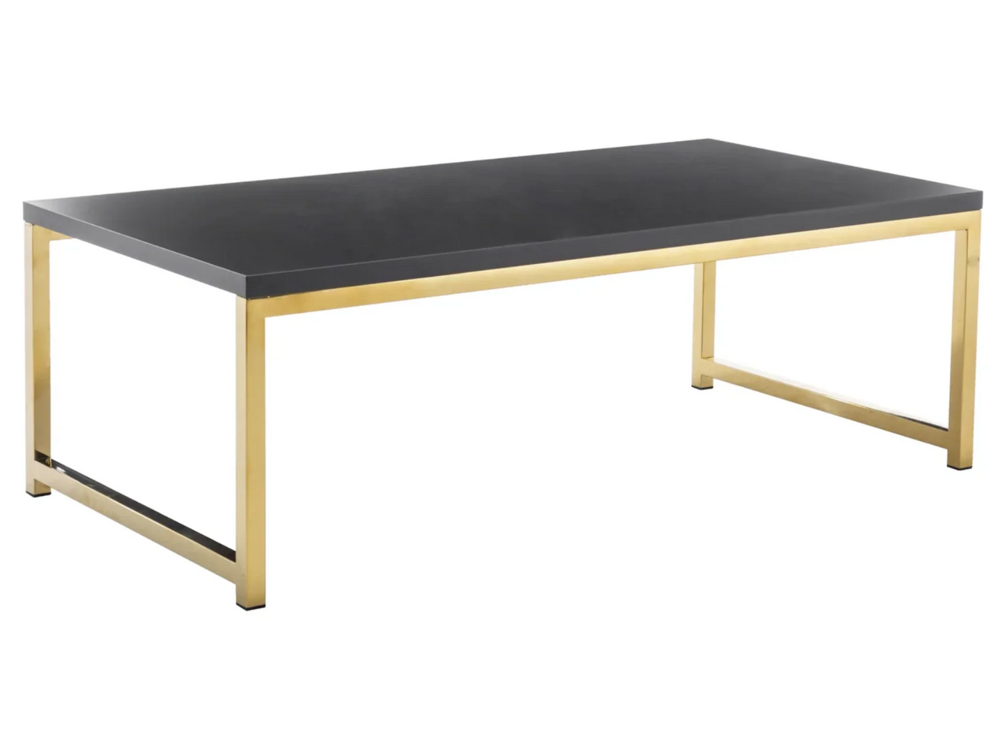METRO COFFEE TABLE - BLACK/GOLD