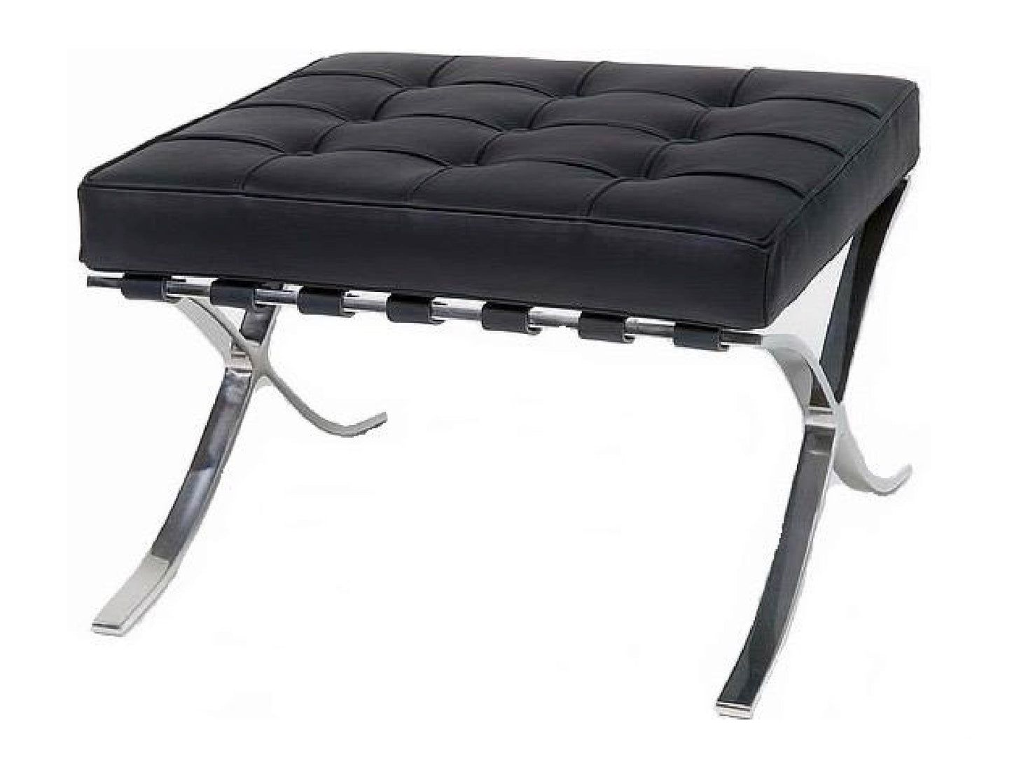 BARCELONA SQUARE OTTOMAN - BLACK